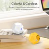 Yellow Pomodoro Timer - 11 Preset Productivity Cube, Ring/Vibrate Mode,