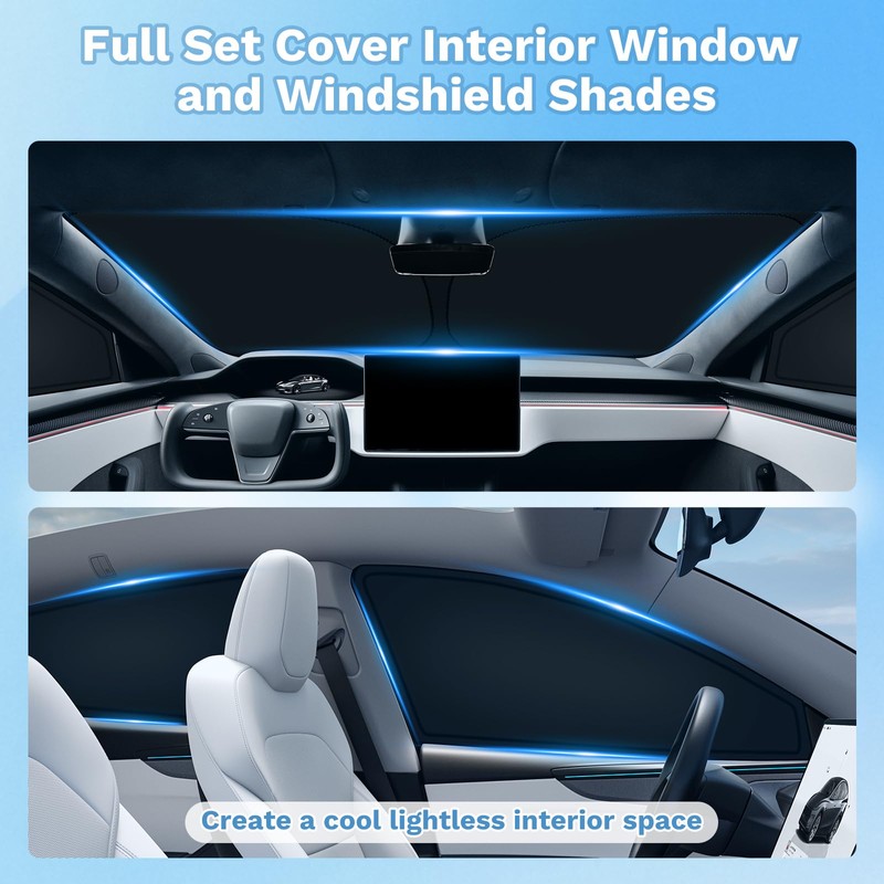 KUST Car Window Shades for Chevy Colorado 2015-2022 Windshield Sun