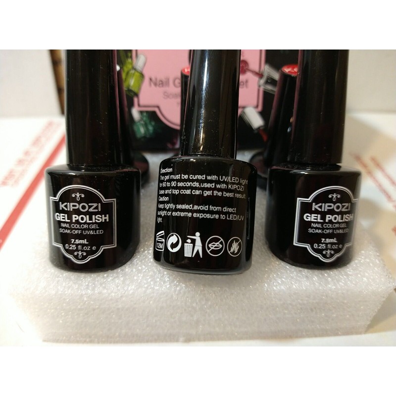 KIPOZI Set 6 PK KIPOZI UV LED Gel Nail Polish