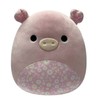 Squishmallow 12" Peter The Pink Pig with Floral Belly