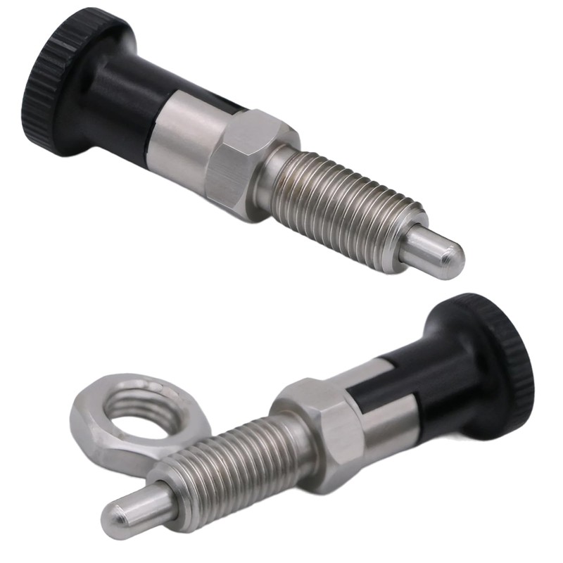 Vleant M16 Stainless Steel Self-Locking Knob Spring Plunger with Spring