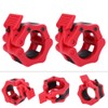2Pcs Plastic Safe Lock Collars Clip Buckle Weightlifting Barbell Dumbbell