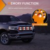Nilight 8PCS Led Strobe lights 12LED Red white Emergency Light