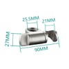Tecmolog Stainless Steel Hand Shower Holder Angle Adjustable Shower Head