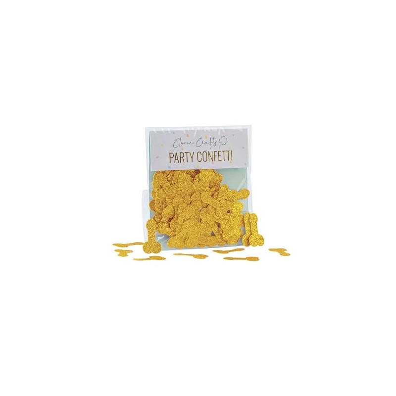 50 x Gold Bachelorette Table Confetti | Willy Table Scatter