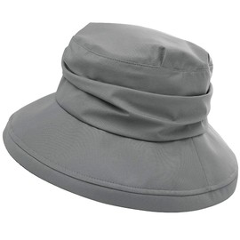Comhats Ladies' Foldable Rain Hat, Sun Hat, Waterproof, Wide Brim, UPF 50+ - m