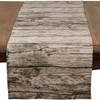SARO LIFESTYLE 426.N1672B Lignum Vitae Collection Printed Wood Design Table