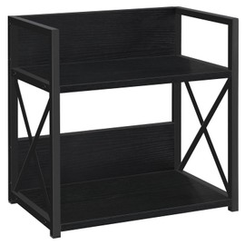 YINMIT Countertop Shelf Organizer,Coffee Bar Accessories,Spice Rack,Coffee Counter Shelf,2 Tier Coffee Organizer Station for Mugs,Cups,Cream,Syrup(Black, Medium)