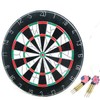 18-inch Fiber Dartboard with Safe Darts for Games and Puzzles Large Dartboard 3ea