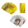 40PCS Baseball Treat Bag With 2 Styles White Yellow Ball