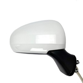Spieg Passenger Side Mirror for 2012-2017 Toyota Prius V Power Adjustment Heated Manual Folding Painted White 5 Pins Right TO1321286