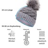 Faera Winter Hat - Warm Lined Faux Fur Bobble Hat