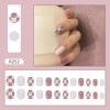 FairyBae 3paquetes Uñas Postizas Tips Decoradas Conejo A023
