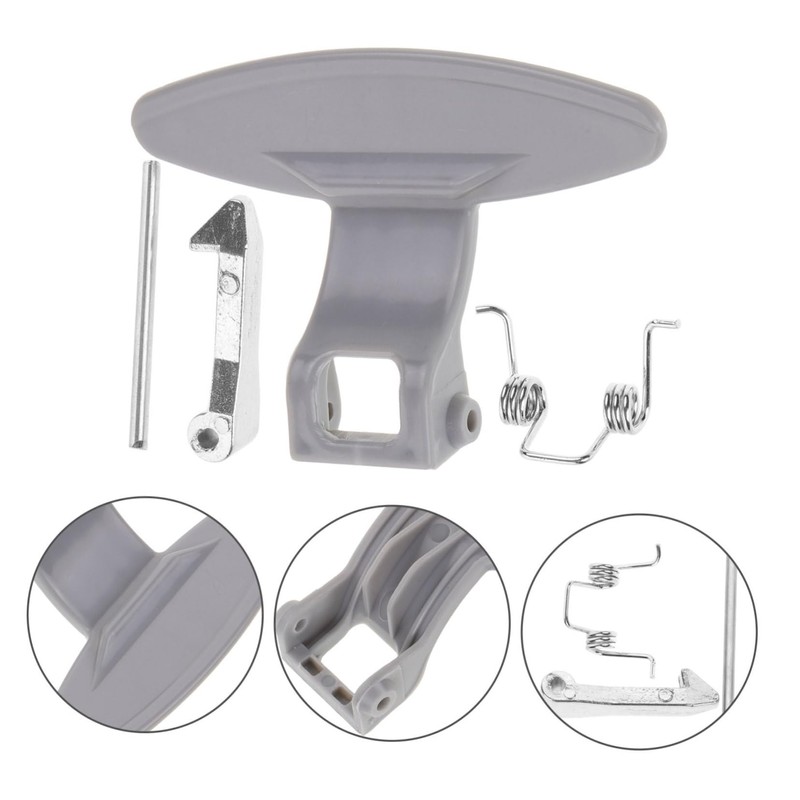 Tofficu 1Set Drum Washing Machine Door Handle Replacement Parts Compatible