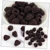 KOMBIUDA 15pcs Artificial Raspberry Model Simulation Fruit Decor Fake Fruit