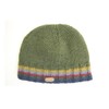 Classic Irish Wool Rib-Knitted Winter Beanie, 100% Wool with Fleece