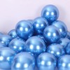 KRLIFCSL 100 PCS 12 Inches Metallic Blue Balloons, for Wedding