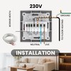 YeloDeer WiFi Smart Thermostat for Electric Underfloor Heating, Wireless Room