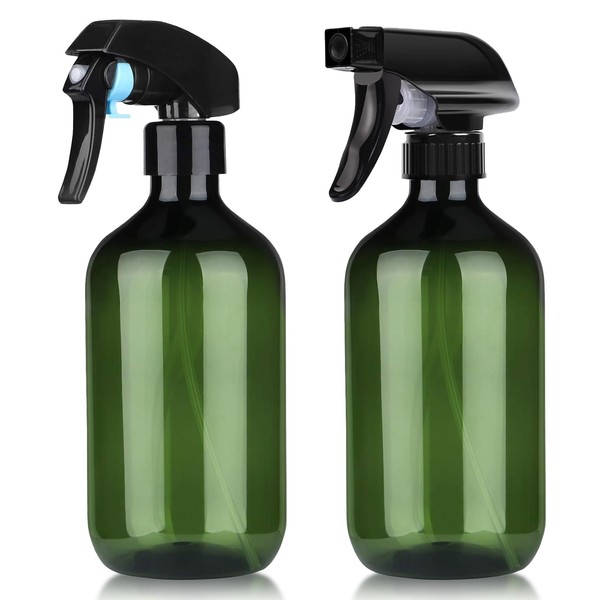 hurifeng 2pc Sprühflaschen 500 ml – Leere Wasserzerstäuber – Feiner