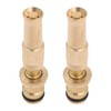 Alnicov 2pcs Solid Heavy-Duty Garden Hose Nozzle Brass Adjustable Hose