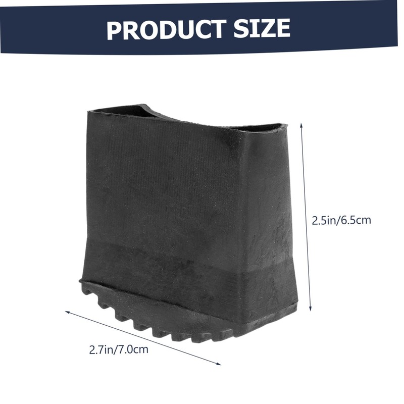 WOONEKY Replacement Ladder Pad Set 4pcs Rubber Cover for Ladder