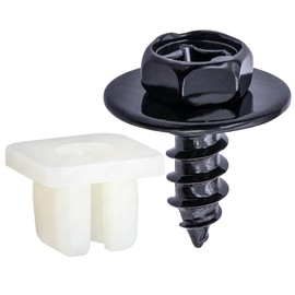 Rexka 20 Sets Fender Liner Bumper Cover Screw Nylon Grommet Nut Kit for Subaru 904560042 Baja, Crosstrek, Forester, Impreza, Legacy, Outback, STI, SVX, WRX