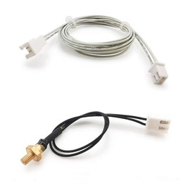 Ender 3 Thermistor 300℃ Upgrade, M3 Stud Thermistor 100K NTC 3950 3D Printer Thermistor with 1M Extended Cable Use for Ender 3/Ender 3 V2,Ender 3 Pro/Ender 5, CR10 3D Printer Hotend,