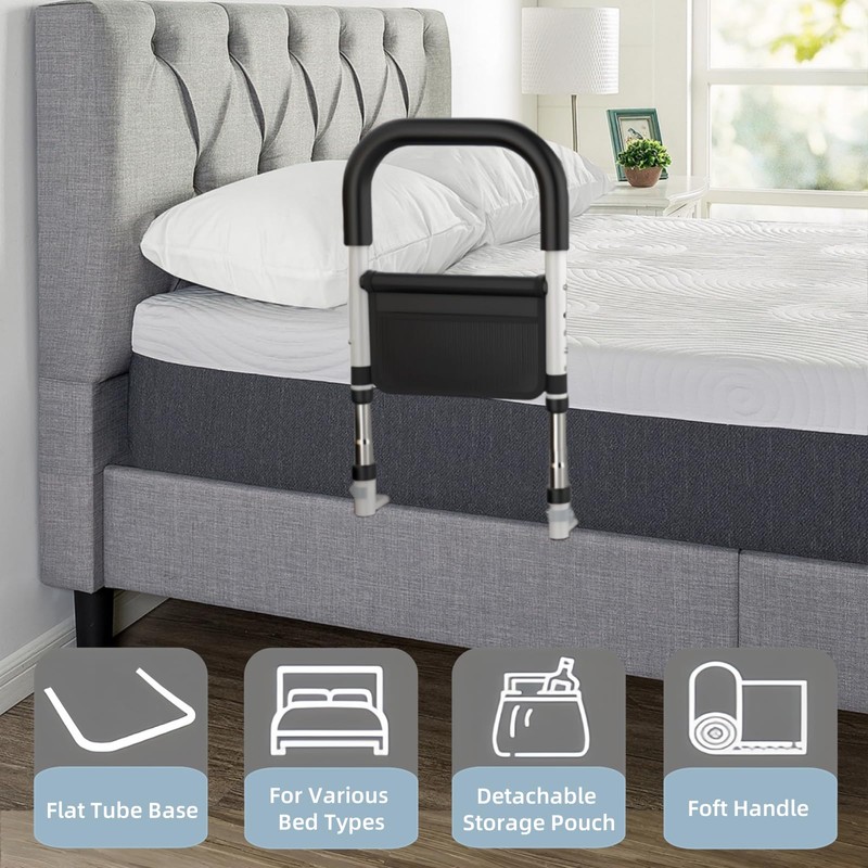 BOLESHU Bed Rails for Elderly Adults Safety, Medical Bed Assist