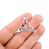 4 Celtic Knot Connector Antique Silver Tone Charms - SC5628