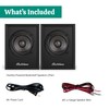 Electrohome Huntley Powered Bookshelf Speakers with Built-in Amplifier and 3"