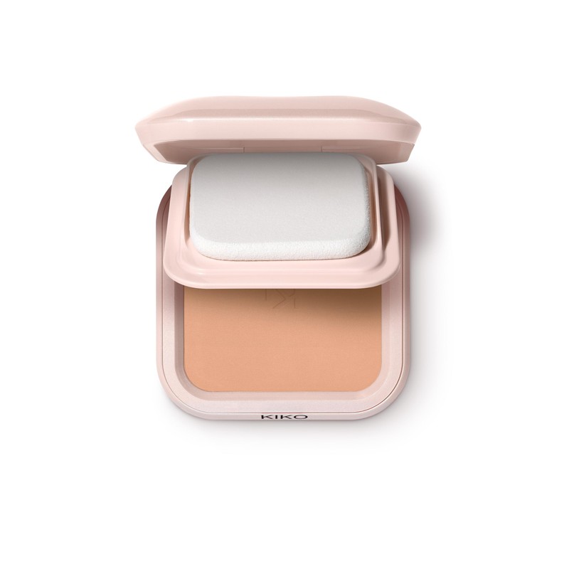 KIKO Milano Skin Lover Refining Face Powder Foundation 08, Feuchtigkeitsspendende,