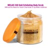 MELAO Pure 24K Gold Anti Wrinkle Body Scrub Exfoliating Body