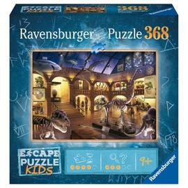 Ravensburger Museum Mysteries Escape Puzzle - 368 Piece Jigsaw for Kids | Exciting Storyline | Mathematical Riddles | Quality Materials | Climate Pledge Friendly