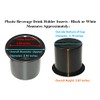 Plastic Small 2 7/8 inch Black Drop in Beverage Drink