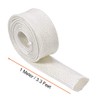 sourcing map Insulation Braid Sleeve, Fibreglass Sleeve 3.3Ft-16 mm High