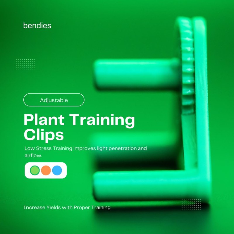 LST Plant Training Clips - v2.0 Adjustable Low Stress Support