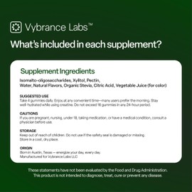 Creapure Creatine Gummies 5g + Taurine & B12 - Sugar-Free, Vegan, Gluten-Free - Green Apple - 120 Count (30 Servings) for Strength, Energy & Focus