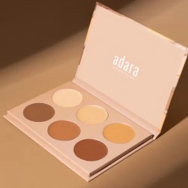 Paleta de Contornos en Crema Adara Paris Creamy Contour Palette 6 Tonos