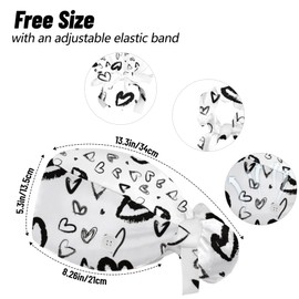 Working Cap Scrub Caps for Women, Nurse Hat Women Ponytail, Scrub Hats with Sweatband Buttons Adjustable Nurse Caps