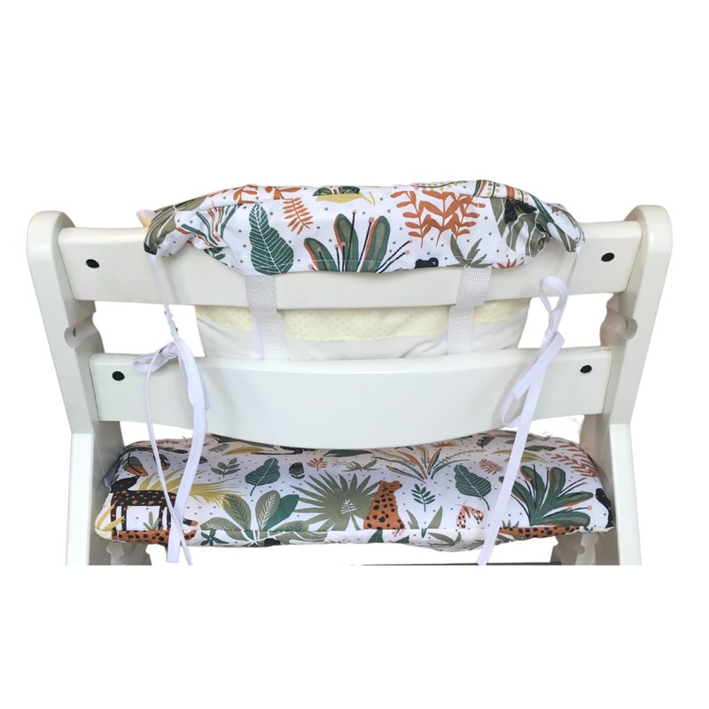 LUCCA kids, High Chair Seat Cushion, Easy Cleaning, Non-Slip, Compatible