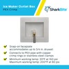 PEX ICE Maker Outlet Box