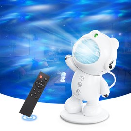 Mexllex Galaxy Projector, Star Projector Night Light, Nebula Night Light with Timer and Remote Control, USB Ceiling Light Projector for Children and Adults, Valentine's Day Birthday Gifts, White