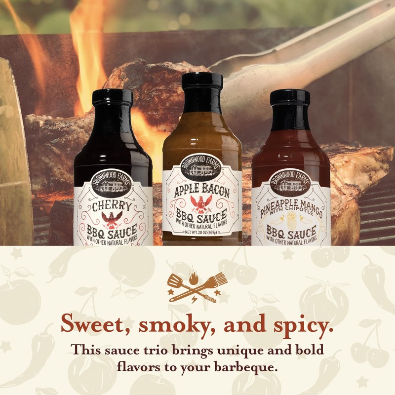 Brownwood Farms BBQ Sauce, Made in Small Batches, Sweet and