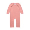 Stellou & friends Jumpsuit for Babies & Toddlers, Wool Suit, Baby Clothing Made of 100% Cotton, Winter Jumpsuit, One-Piece with Buttons in Wood Look and Slanted Raglan Sleeves, Oeko-Tex 100 Certified,
