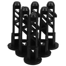 Abaodam 6Pcs Trash Can Lid Hinge Pins Durable Connecting Latch for Wheeled Garbage Bins Outdoor Rubbish Bin Accessories for Parks Yards and Schools