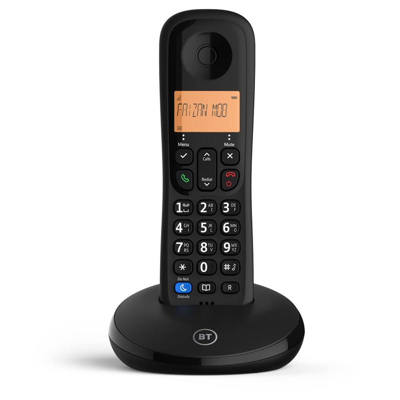 BT BT Everyday Cordless Landline House Phone, Basic Call Blocker,