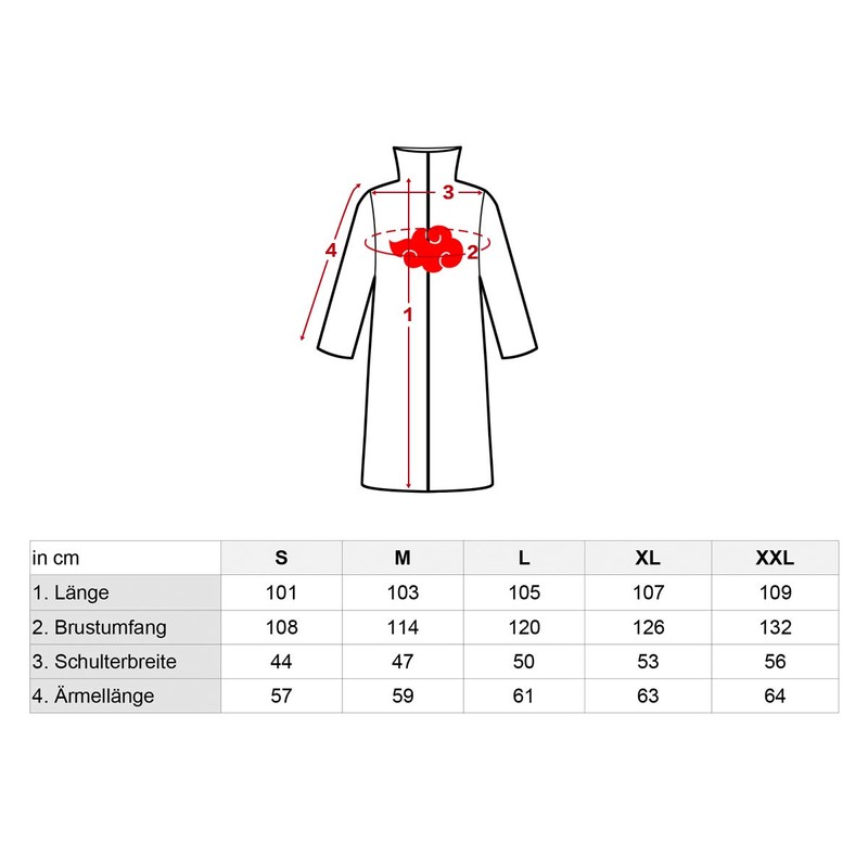 CoolChange Akatsuki Itachi gown costume. Size: M