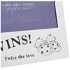 5" x 3" Twins! Photo Frame Twice the love Gift
