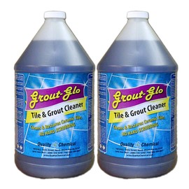 Quality Chemical Grout Glo - heavy-duty acid restroom tile, grout and fixture cleaner. Removes rust, scale & calcium deposits.-2 gallon case