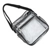 Clear Messenger Bag PVC Waterproof Visible Zipper Design Crossbody Tote
